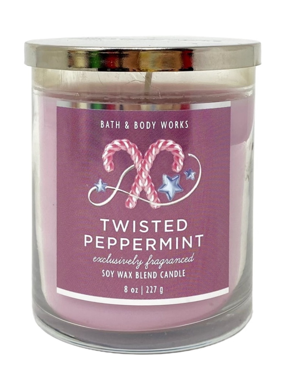 Bath & Body Works Twisted Peppermint Single Wick Candle NWT